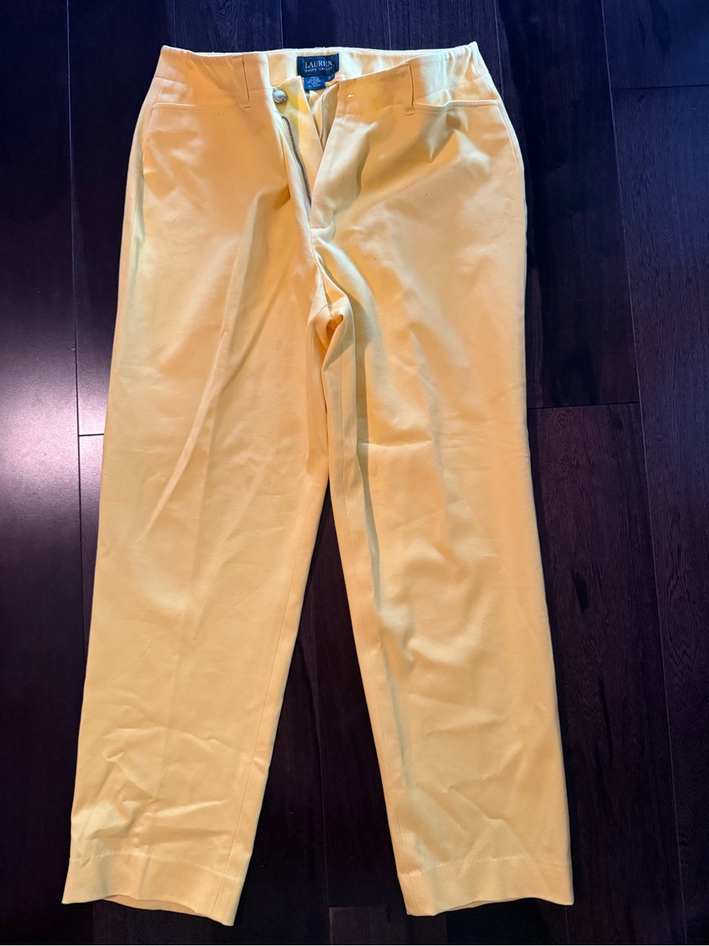 Lauren Ralph Lauren Women’s Bright Yellow Chinos